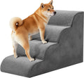 Cozy 4-Step Pet Stairs - Perfect Ramp for Small Dogs and Cats to Reach Sofas and Beds