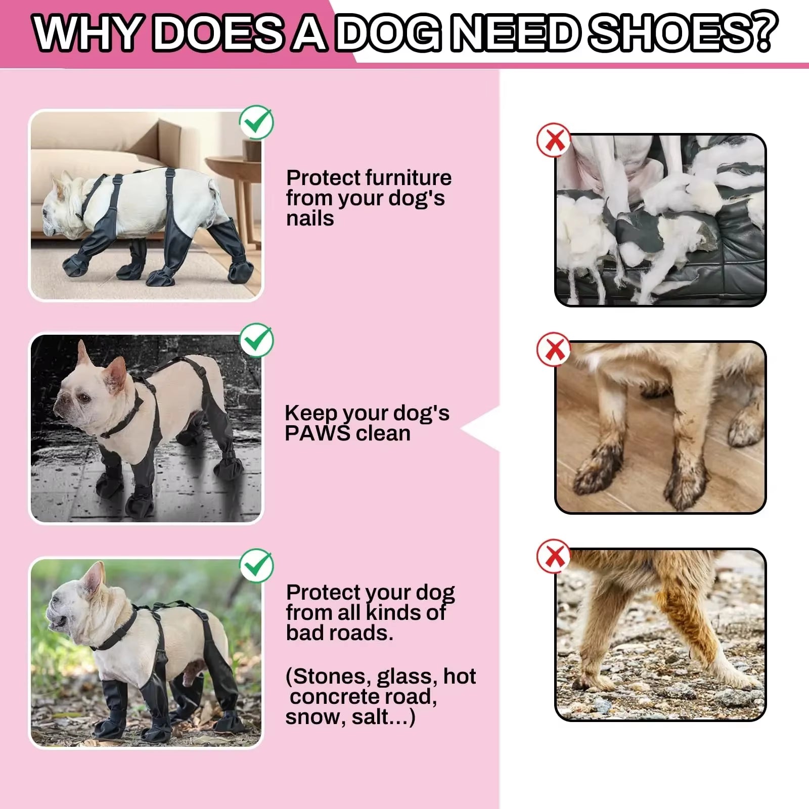 Pawguard Pro Dog Boots – Waterproof, Non-Slip Protection for Every Step